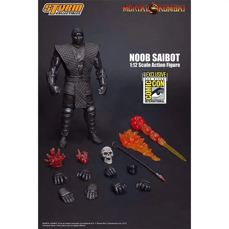 

Original Storm Toys 1/12 Mortal Kombat SMOKE Noob Saibot ERMAC Rain 6 Inches In Stock Action Collection Figures Model Toys