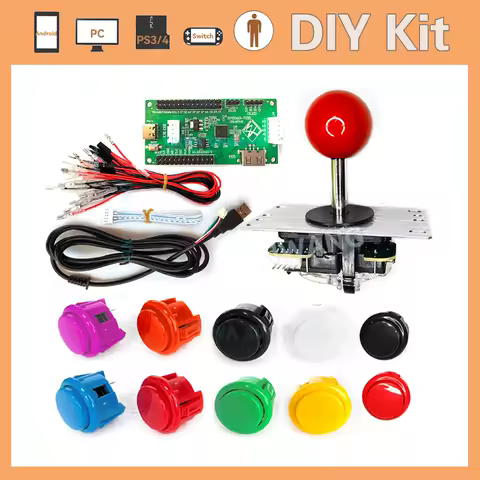 Zero Delay USB Board Arcade Joystick Diy Kit PC Android PS3 PS4 Controller Rp2040 Raspberry Pi Pico For Game Console PS5 FGC