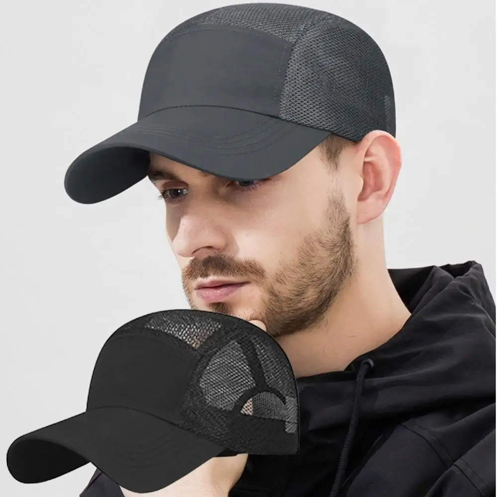 

HOT Quick Dry Baseball Cap Golf Adjustable Cap Male Mesh Hat Baseball Cap For Men Outdoor Sports Sunscreen Baseball Tongue Hat
