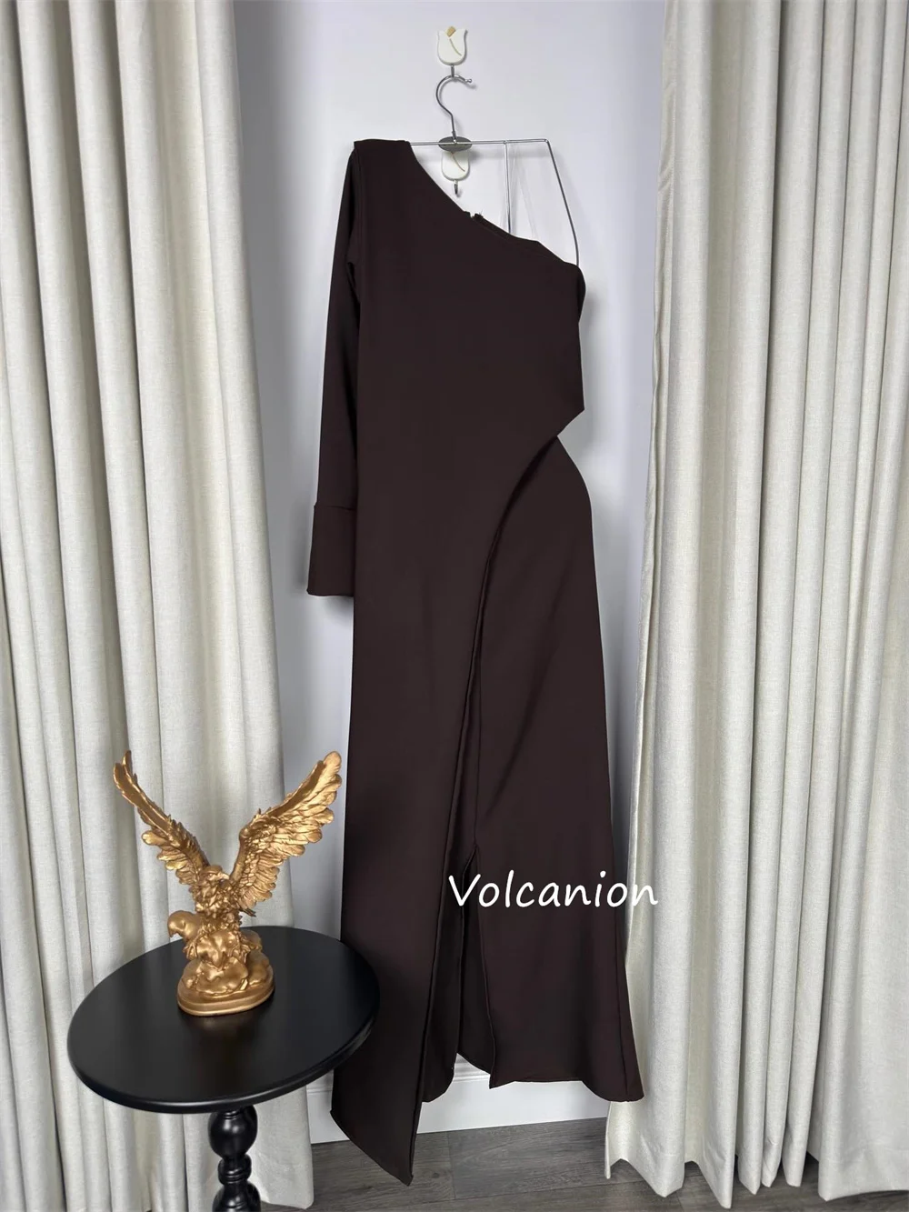 Customized Fashion Jersey Pleat A-line Off-the-shoulder Long Dresses Bespoke Occasion Quinceanera Chinese Style