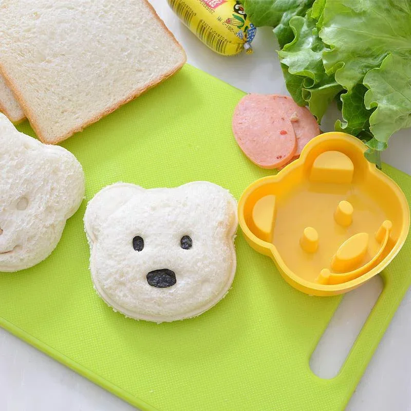 Bear Cat Car Sandwich Molds 3