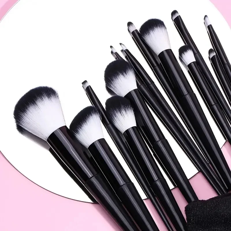 NUOVO 13PCS Set di pennelli per trucco Morbido e soffice ombretto Fondotinta Blush Evidenziatore Pennello per correttore Strumento di bellezza femminile Regalo di Natale