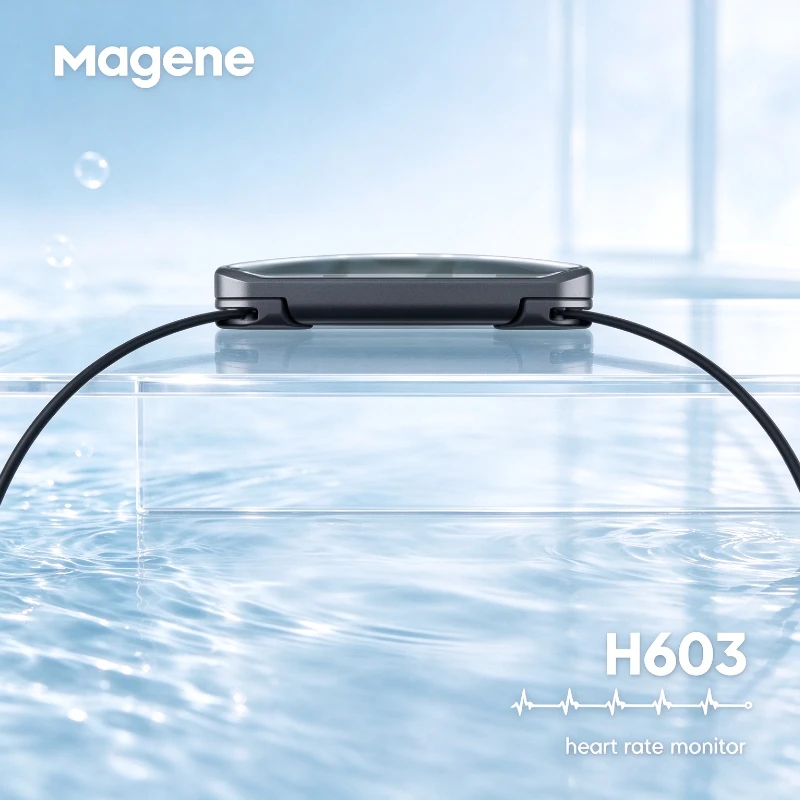Magene H603 HRM Chest Belt 3rd Generation Heart Rate Sensor High Accuracy Stable Signal Dual Protocol ANT BLE Sports Gear