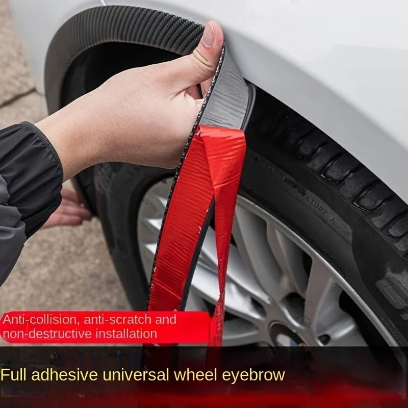 4PCS Car Stickers Anti Scratch Door Sill Protector Strip Nano Carbon Fiber Car Threshold Protection Bumper Film Car Accessories