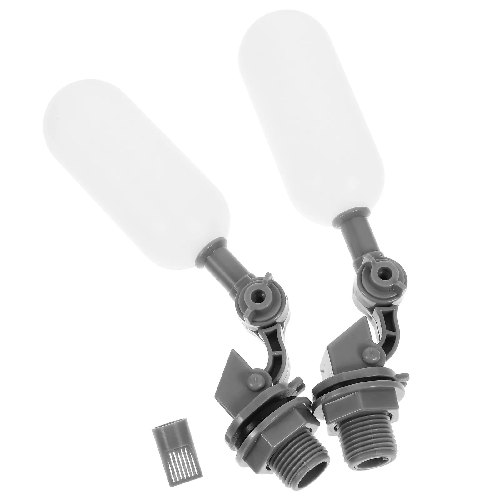 2pcs Nylon Ballcock for Tank Automatic Water Level Control Float Water Shut Off Valve Fill Valve Aquarium