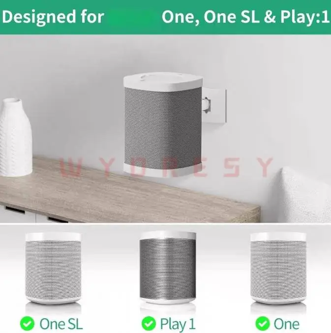 For SONOS (One/One SL/Play1) Wall Mount Bracket premium metal frame deliver minimalist luxury texture luxury living room audio