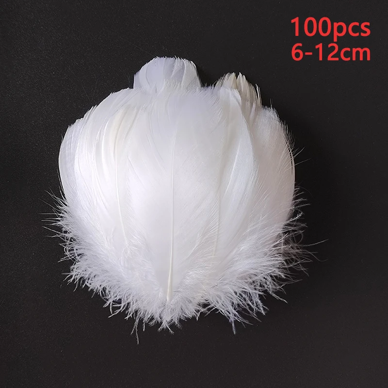 6–13 cm lange weiße Federn, 100 Stück, Dekoration für Bilder, Baum, Salon, Haus, Pluma, Karneval, Traumfänger, Massage, Basteln, Piume – Detail 6