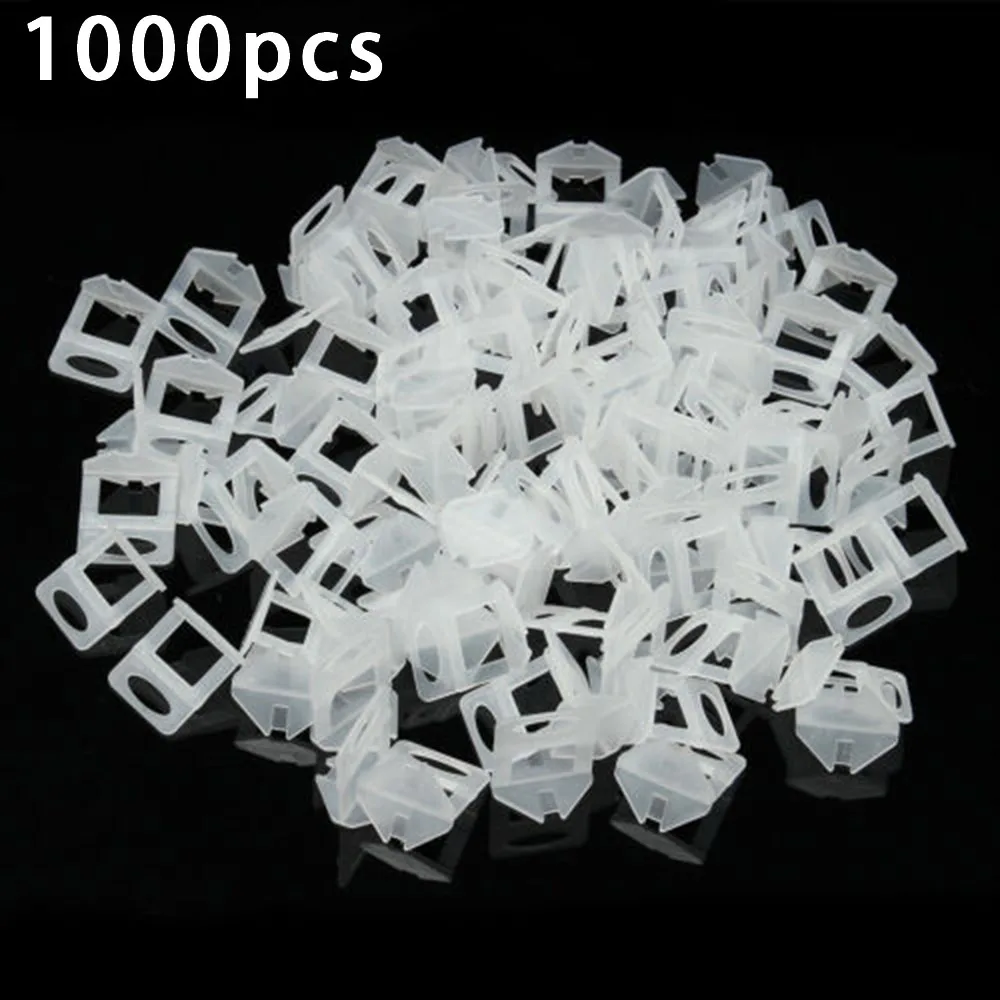 

1000/500PCS Tile Leveling System Clips PE Tiles Leveler Spacers Use For Ceramic Wall Tile Leveling System Construction Tools