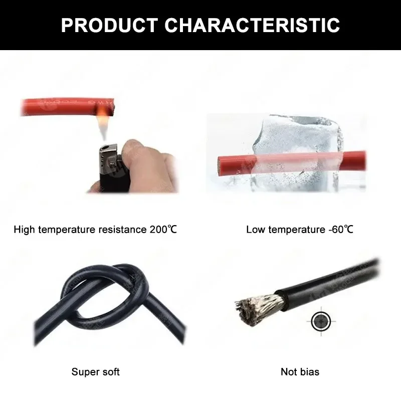 QS10-S High Current Battery Connector with Terminal 6AWG/16mm² Spark Proof Emote Control Drone Male Female Car Power Plug Line