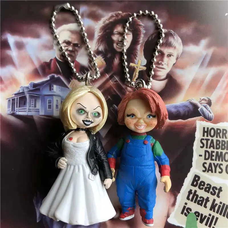 Anime Figure Ghost Doll Pvc Action Figures Dolls Keychain Desktop Decoration Model  Pendants Perfect Halloween Festival Gift view 4
