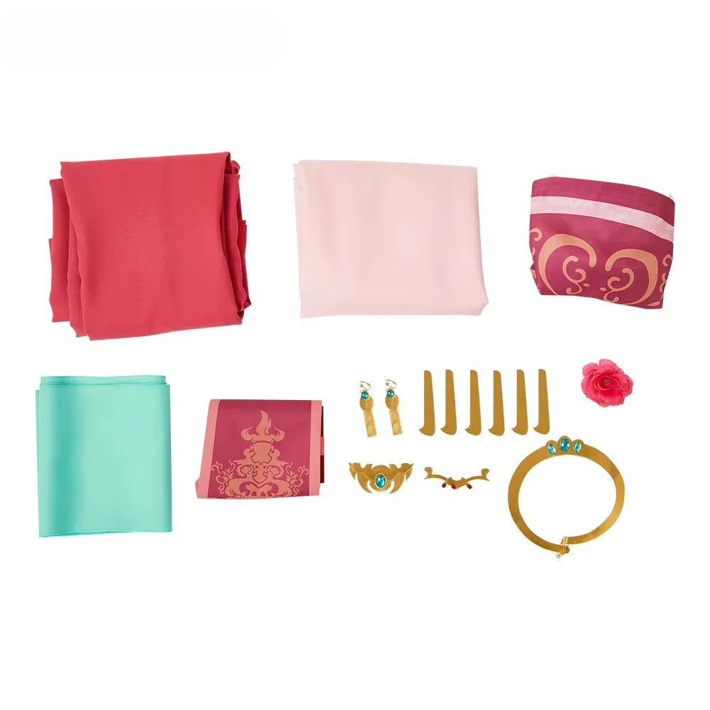 Kostum Cosplay Gyokuyou Buku Harian Apoteker Set Lengkap Kalung Anting Fantasi Pakaian Permainan Anime Aksesori Halloween Wanita