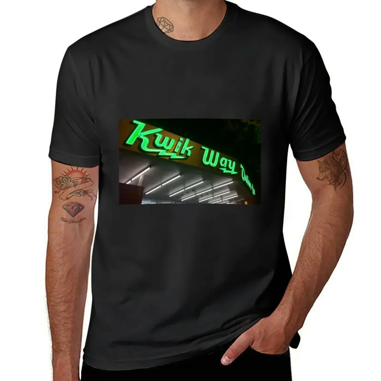

Kwik Way Drive In T-Shirt tshirts personalised cute tops Anime t-shirt Aesthetic clothing t shirts for men graphic