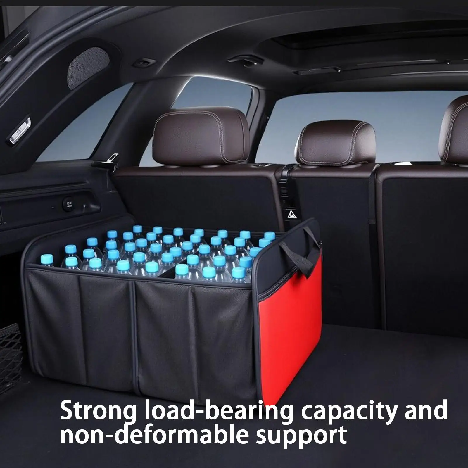 

Trunk Storage Organizer Foldable Waterproof Large Capacity Large Cargo Car Storage Organizer For Truck RV Sedan Automotive Home