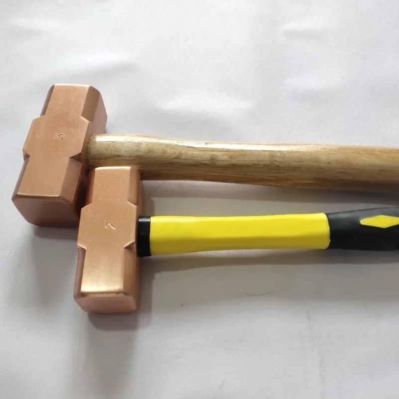 Multifunction Copper Hammer Explosion-proof Carpenter Hammers Camping Supplies Self Defense Professional Hardware Hand Tools