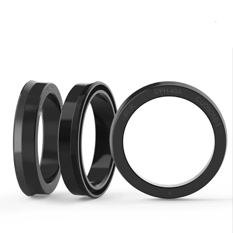 Japan UPH Type Piston/piston Rod Seals, Nitrile Rubber Oil Seals, Hydraulic Sealing Rings, Rubber, Inner Diameter: 270~530mm