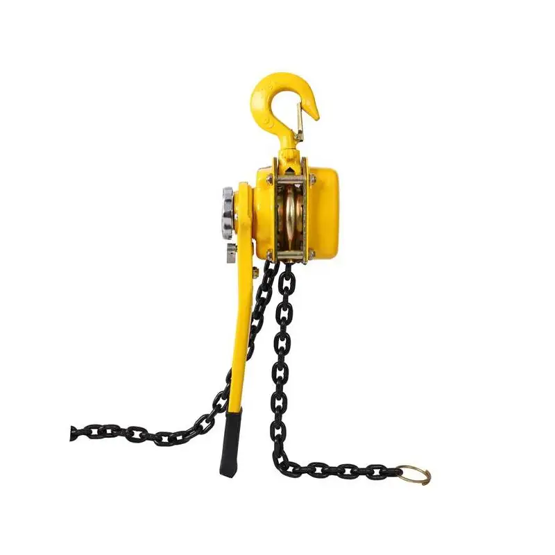 Talha de corrente com alavanca de 1,5 toneladas, capacidade de 3300 lbs, elevador de corrente de 20 pés com ganchos resistentes, extrator de catraca