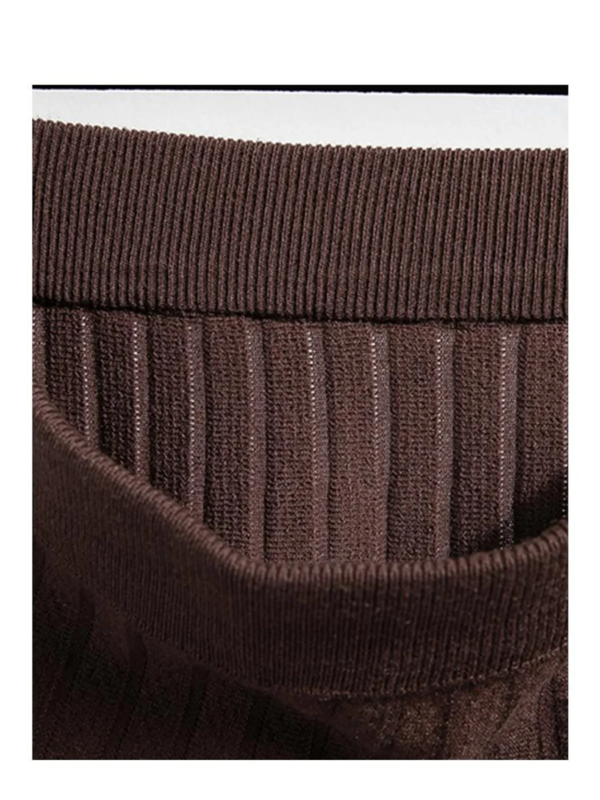 تنورة متوسطة الطول محبوكة عالية الخصر على شكل حرف A للنساء مقاس كبير كاجوال للتخسيس وموسم الخريف Faion مقاس كبير بطول f...