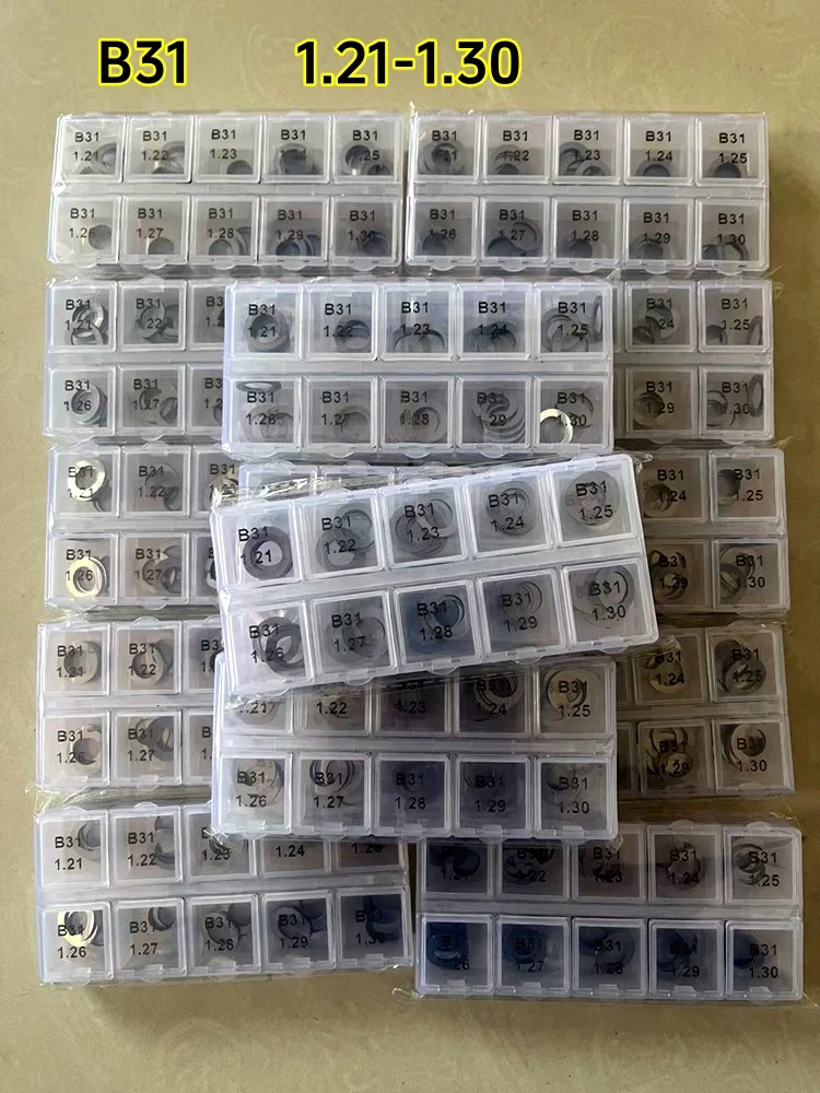 

For BOSCH110 Common Rail Electronic Fuel Injector B31 Armature Up Stroke Adjustment Gasket 50 Pcs 1.21-1.30
