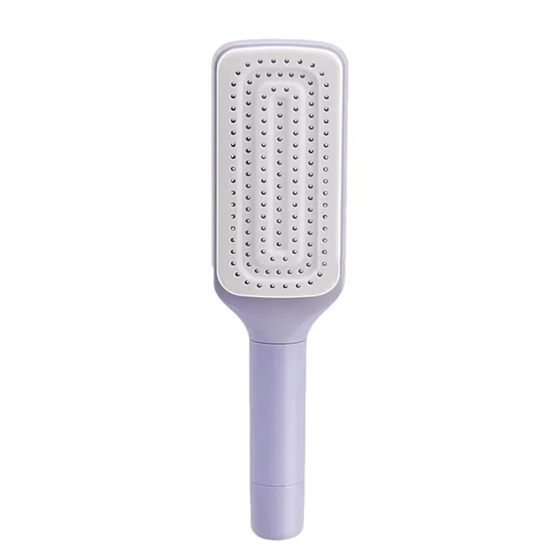 ABVJ-Rotatable Self-Cleaning Hair Brush - Anti-Static, Massage Air Cushion Comb For Women, Magic Retractable Smoothing Comb