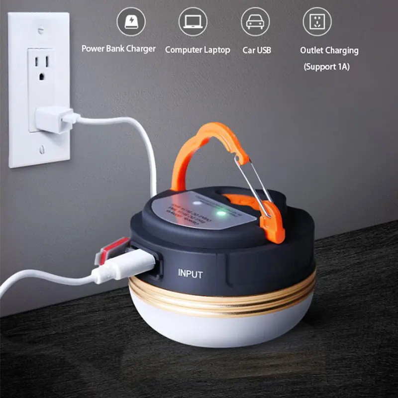 

3 Lighting Modes Camplights LED Lantern Portable Camping Light Hanging Outdoor Tent Home Emergency Lamp with Magnet