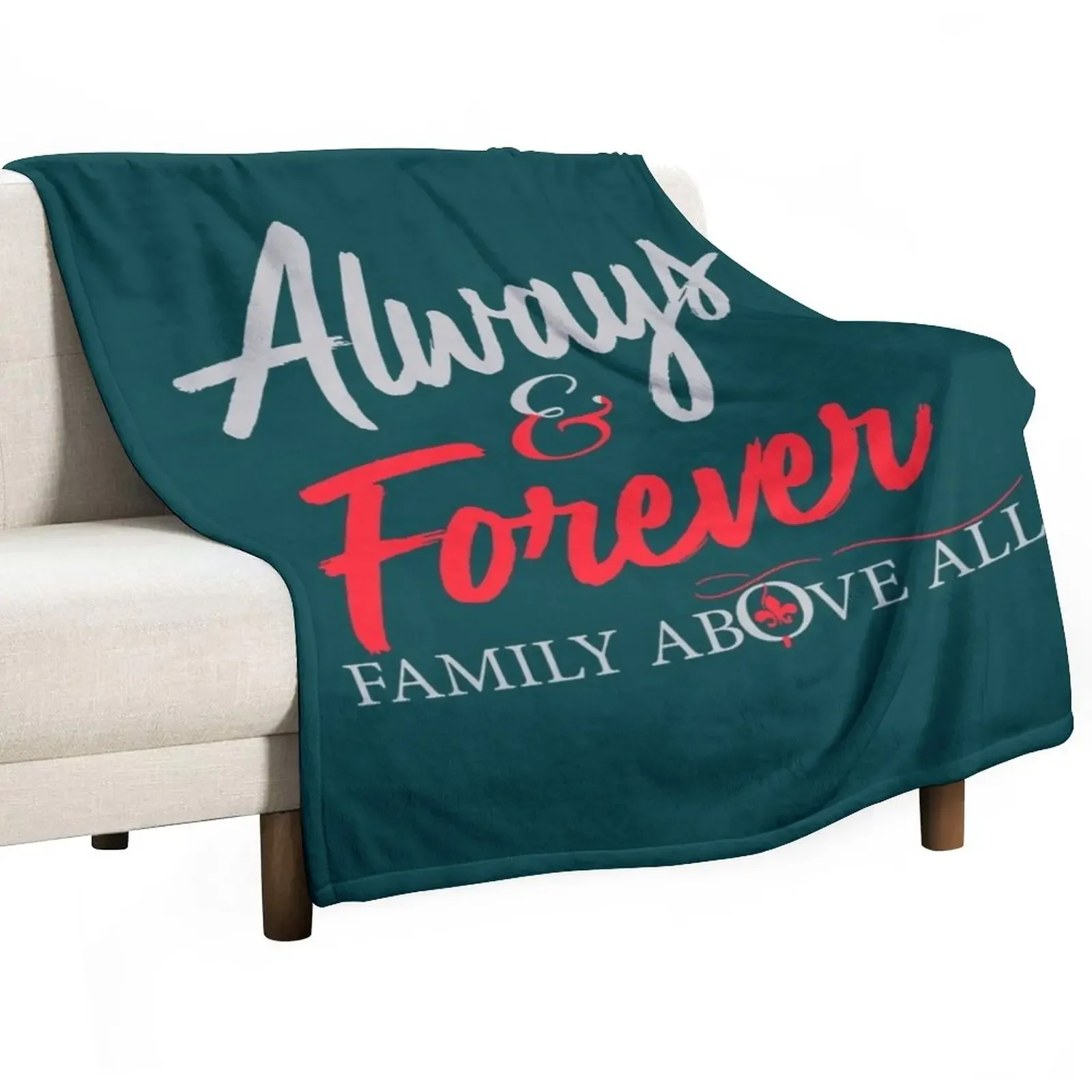 

Always and Forever Family Above All Throw Blanket Thermals For Travel Summer Beddings For Decorative Sofa Soft Blankets