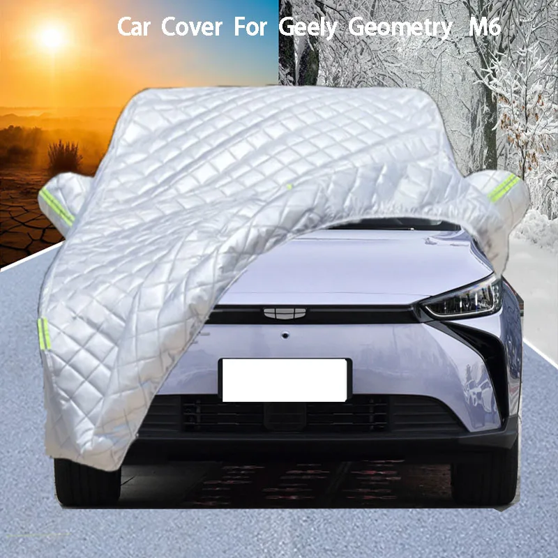 

For Geely Geometry M6 Car Cover Delivers Hail Protection, Scratch Guard, prevents paint peelingRain & Snow Resistance