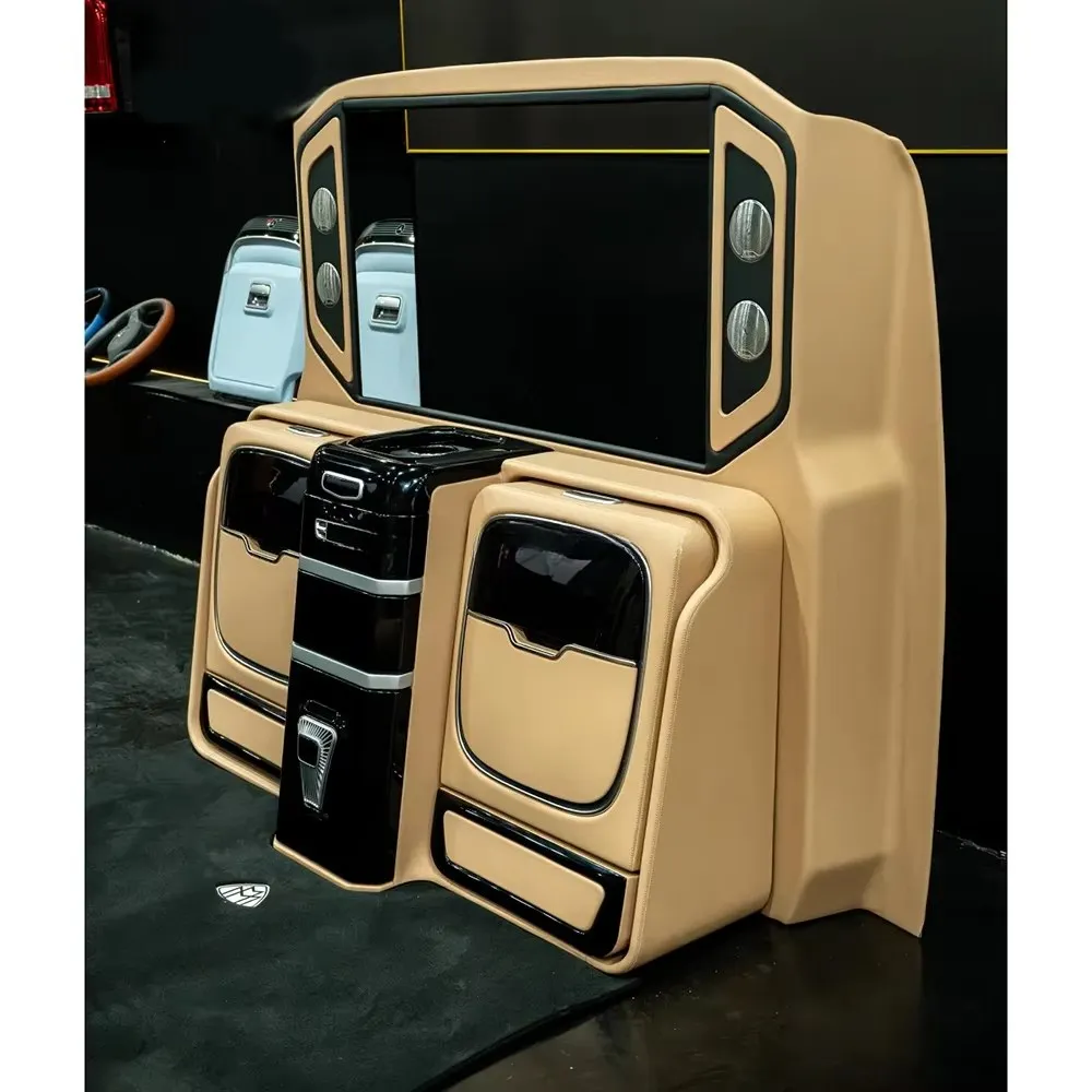 New Design Custom Partition with TV Car Interior Kit Accessories Touch Screen for MPV Alphard V-class Metris Hiace