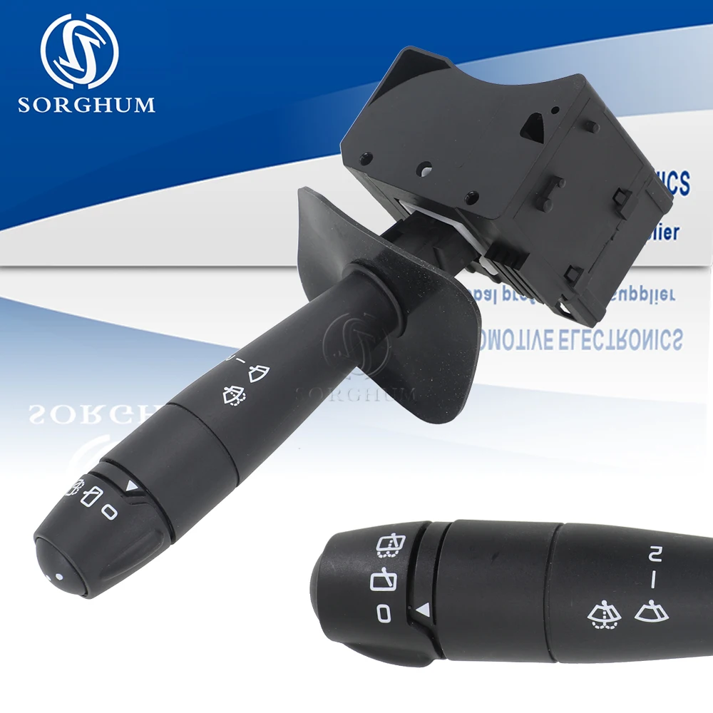 6001551358 Windscreen Wash Wiper Switch For Duster Logan Dacia Sandero 2006 2007 2008 255675128R Turn Signal Switch 251694