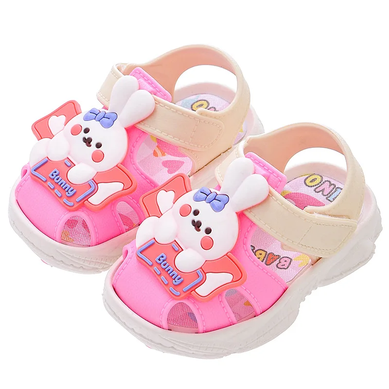 Sandalsymshoesslippers per bambini Soft Anti-Skid Cartoon DIY Design Hole Baby muslimah Mujer 2024 Tendencia