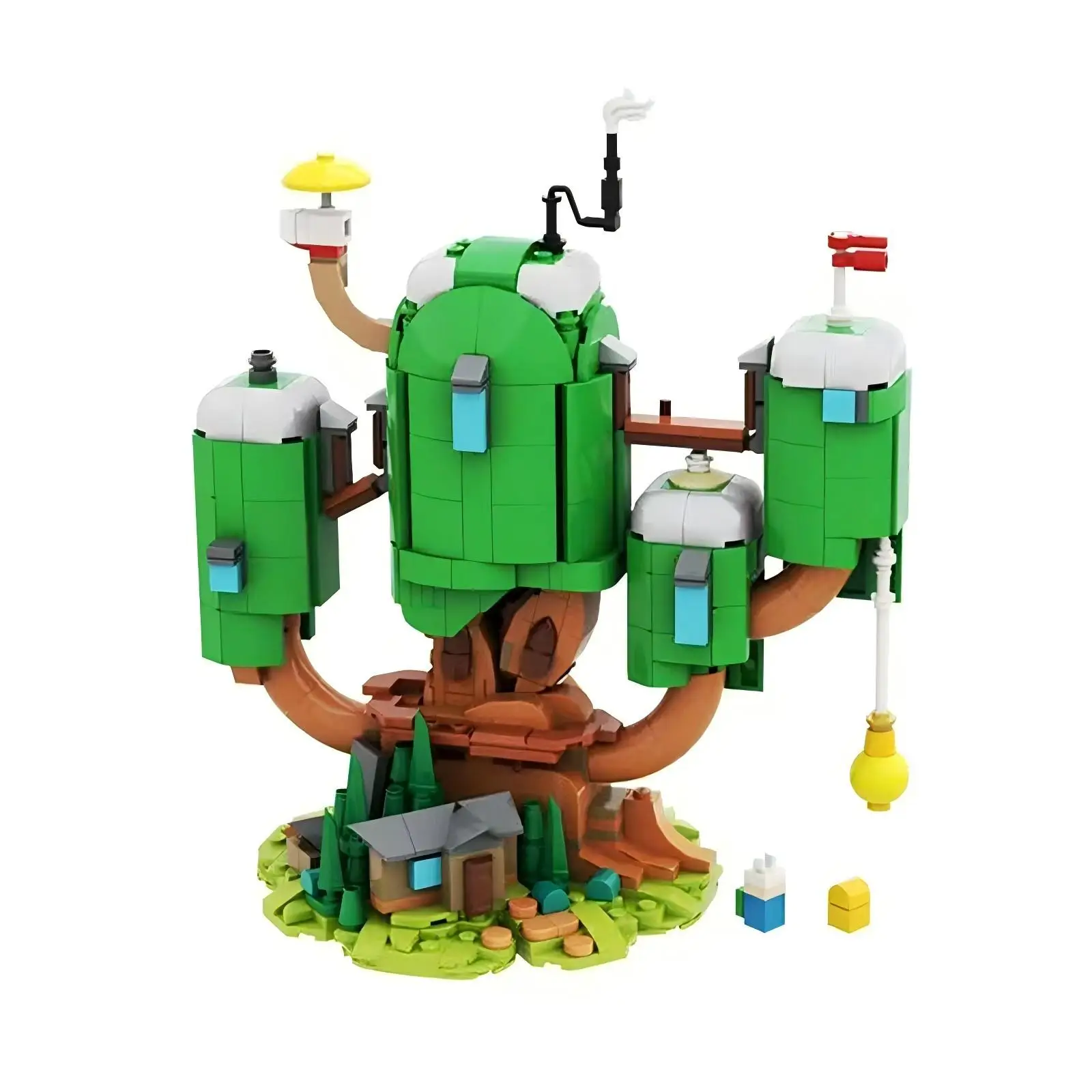 

Набор для сборки модели домика на дереве Финна и Джейка из мультсериала «Время приключений», конструктор-головоломка для подростков и взрослых