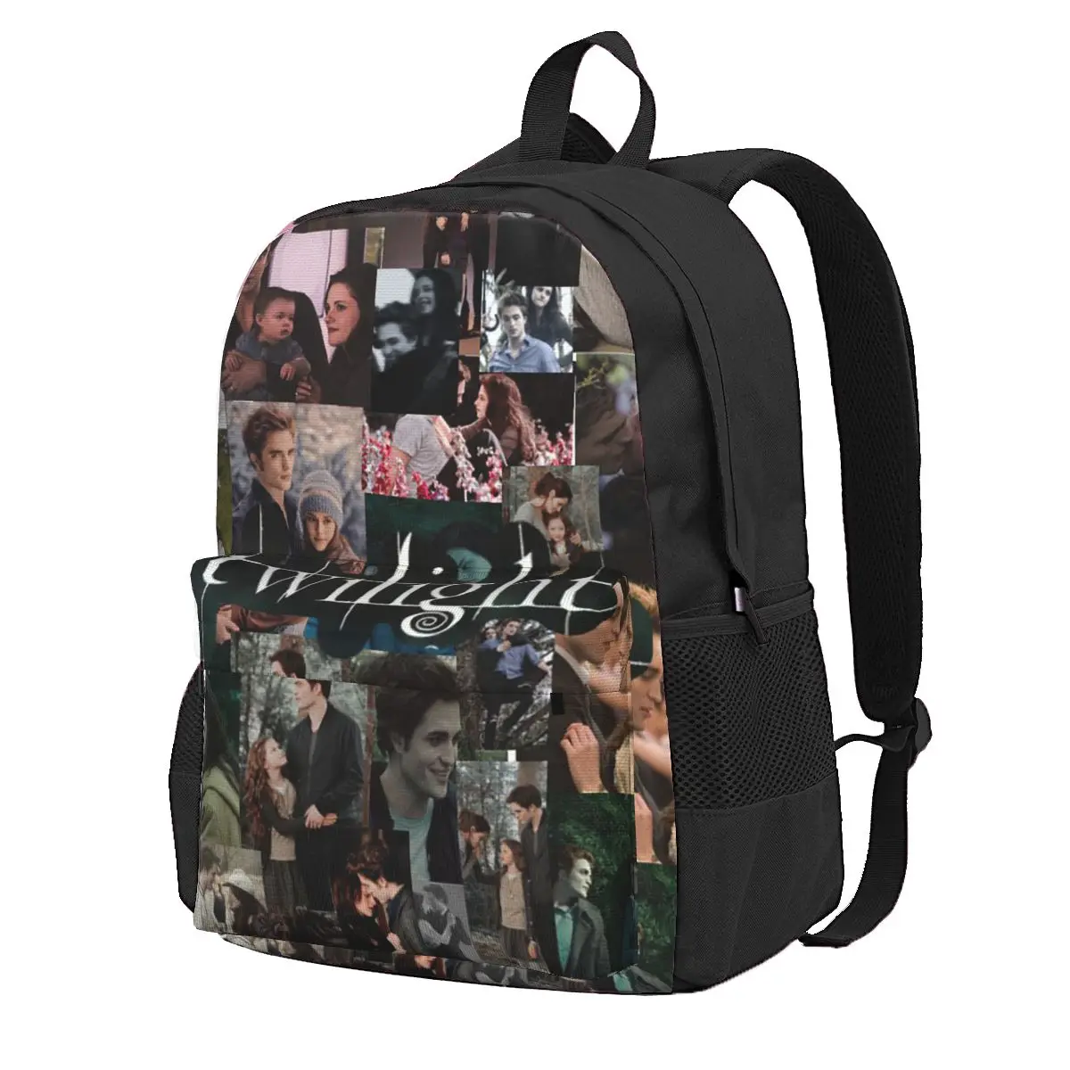 Edward Cullen Twilight  Student Backpack School Bag Hiking Travel Daypack for Men Women Fashion Bookbag Shoulder Bags