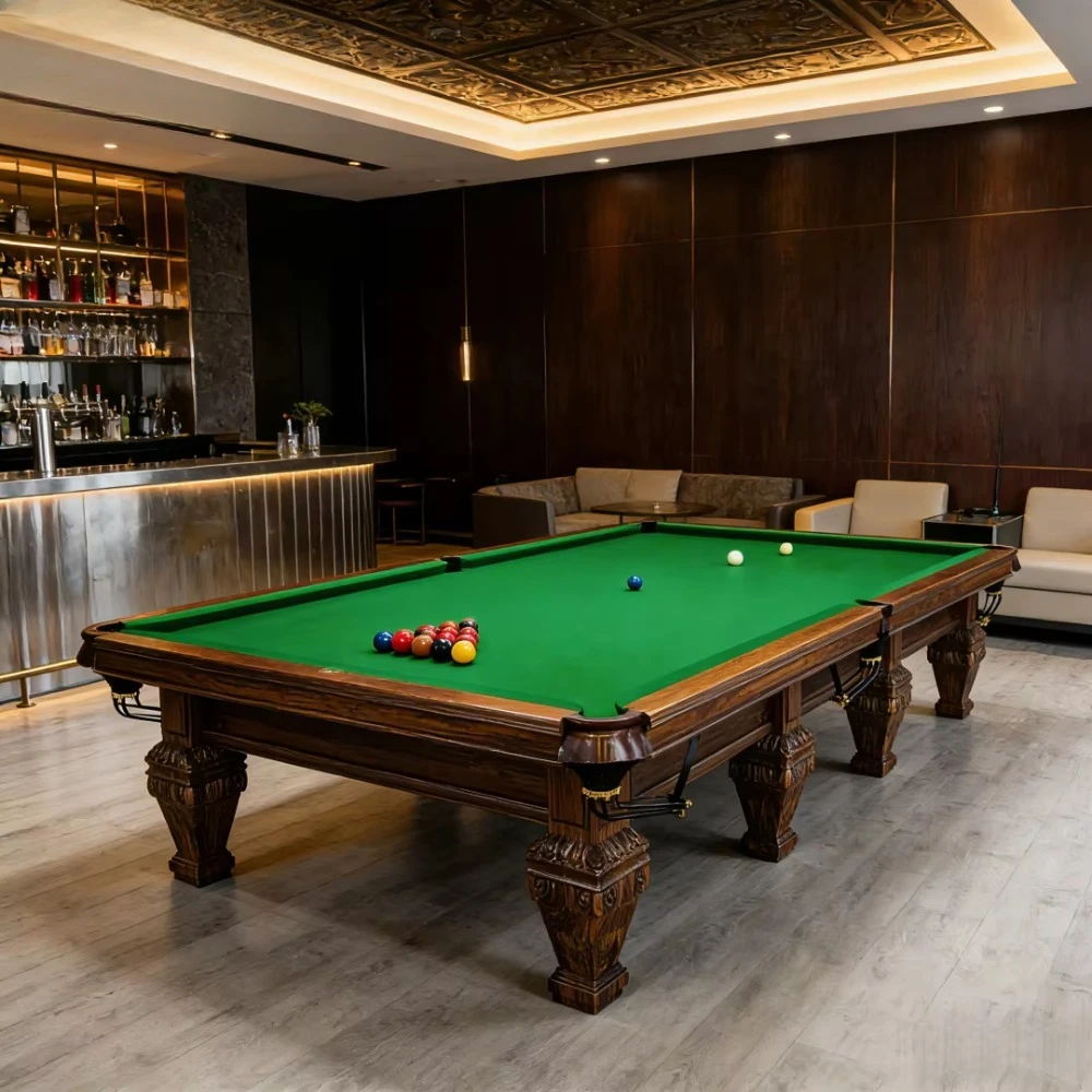 European Elegant Snooker Billiard Set High-end Billiard Table Pool Table Commercial