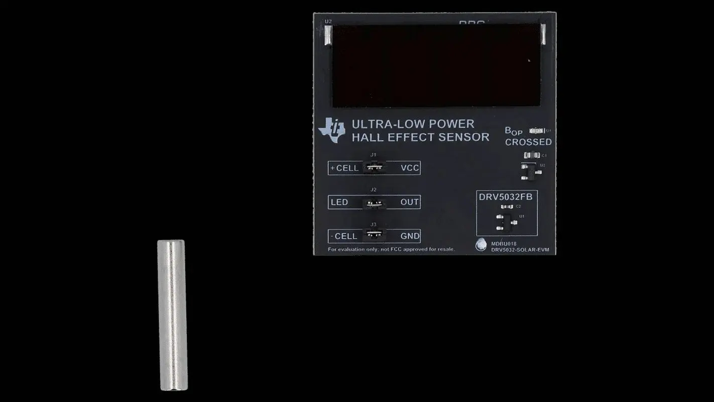 Módulo de evaluación de Sensor de interruptor de efecto Houle, DRV5032-SOLAR-EVM, 1,65 V a 5,5 V