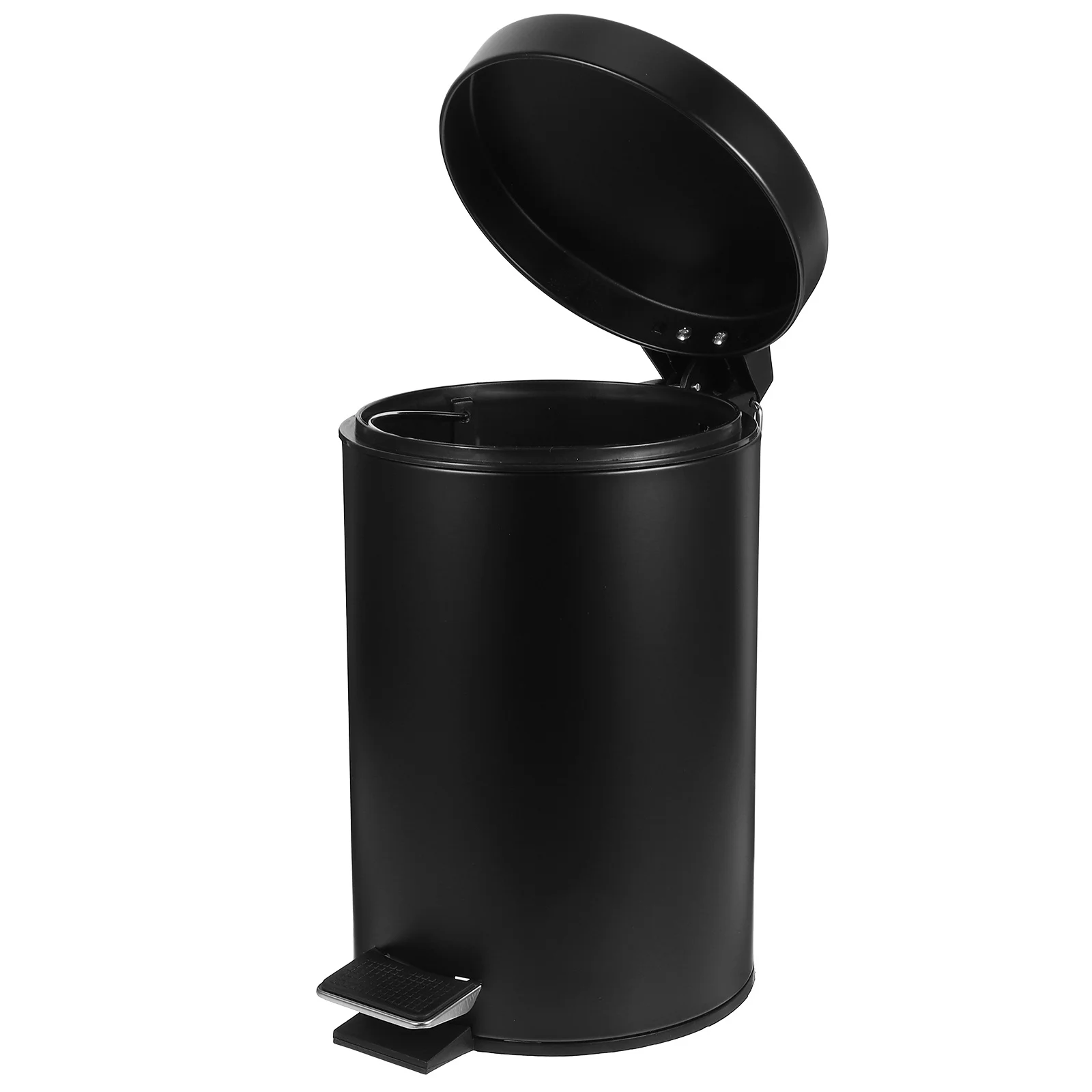 

Pedal Trash Step Bin For Kitchen Bathroom Bedroom Lidded Step Trash Can Waste Basket Household Garbage Container