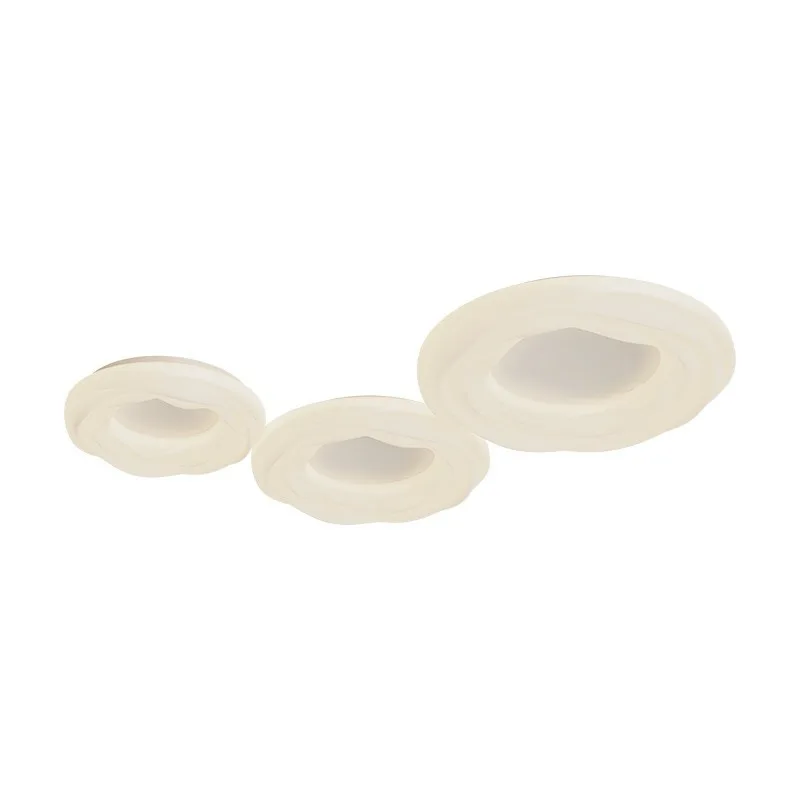 

Cookie ceiling light luxury cream wind no stroboscopic eye protection cloud bedroom main light modern simple romantic led light