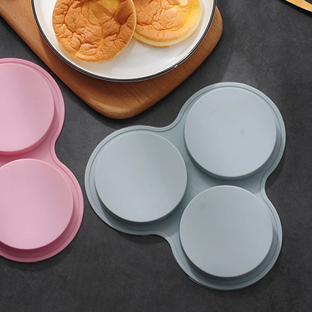 

Silicone Chocolate Round Baking Round Cake Mold Kitchen Cake Tool Flexible Reusable DIY Festival Soap Craft