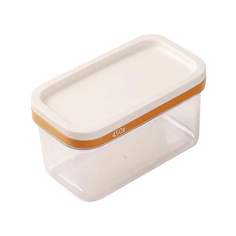 A005-Butter Cheese Cutting Fresh-Keeping Box Rectangular Butter Dish With Cutter Butter Keeper For Easy Cutting