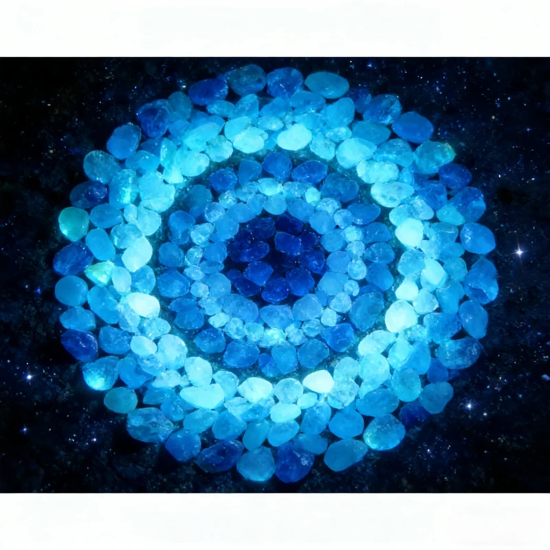 2000PCSGlowing Pebbles Outdoor Garden Decoration Potted Micro Landscape Ornaments Courtyard Glowing Gardening Supplies500-1000PC