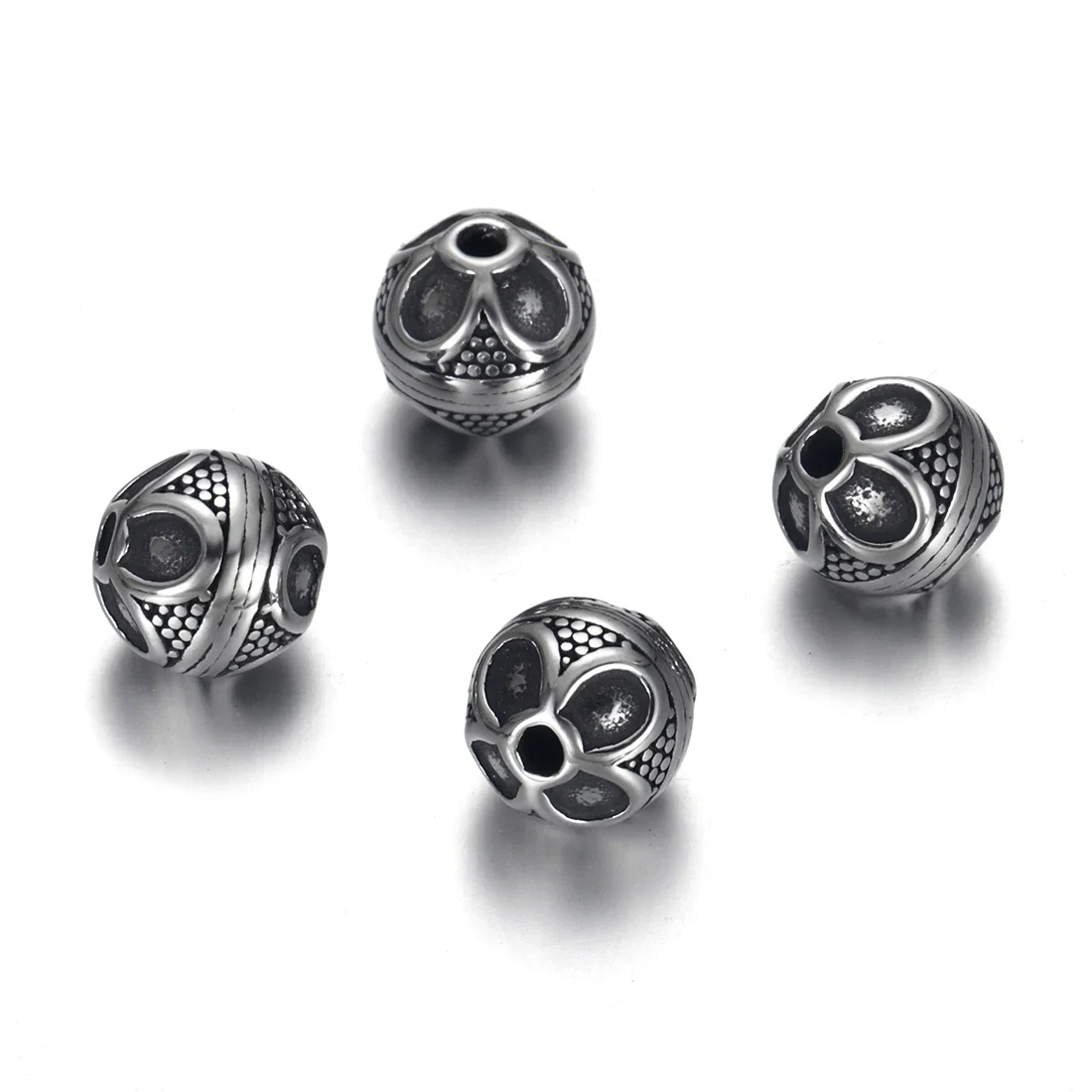 1 piece Stainless Steel Slide Beads Small Hole 2mm for Beaded Bracelet Jewelry Making DIY Bead Spacer Accessories