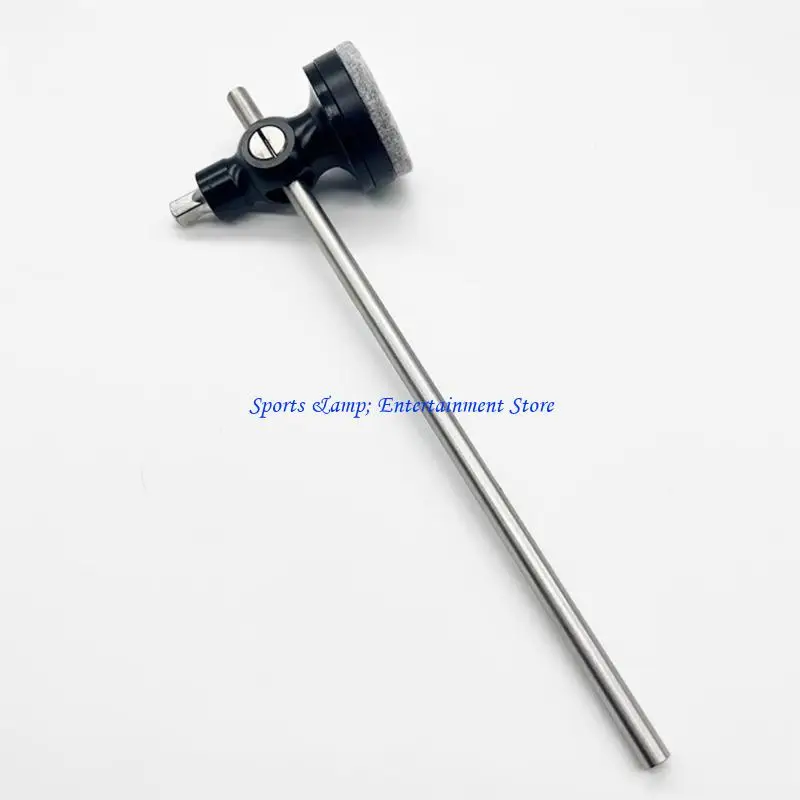 G7NF Aluminum Alloy Hammer Head Metal Head Bass Drum Pedal Beater Replacement Kick Drum Foot Pedal Beater Enduring