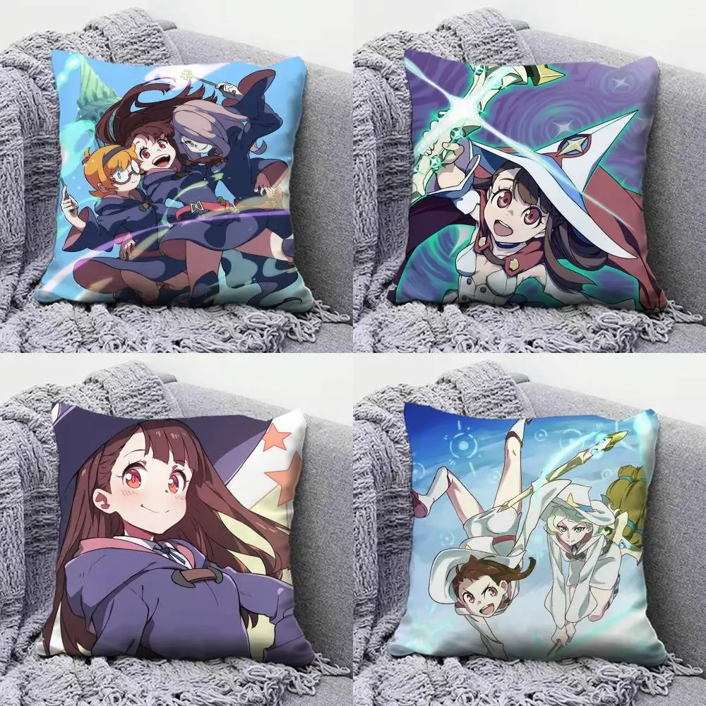 

Akko Lotte Sucy Little Witch Academia Anime Home Sofa Cushion Covers and Aecorative Custom Pillow Covers