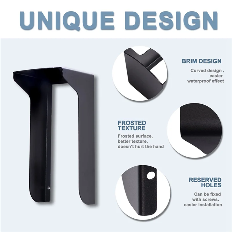 SQPP-2X جرس الباب غطاء للمطر مكافحة سرقة جرس الباب قوس الباب غير الحفر تصاعد قوس ل غطاء جرس باب يتضمن شاشة عرض فيديو قوس