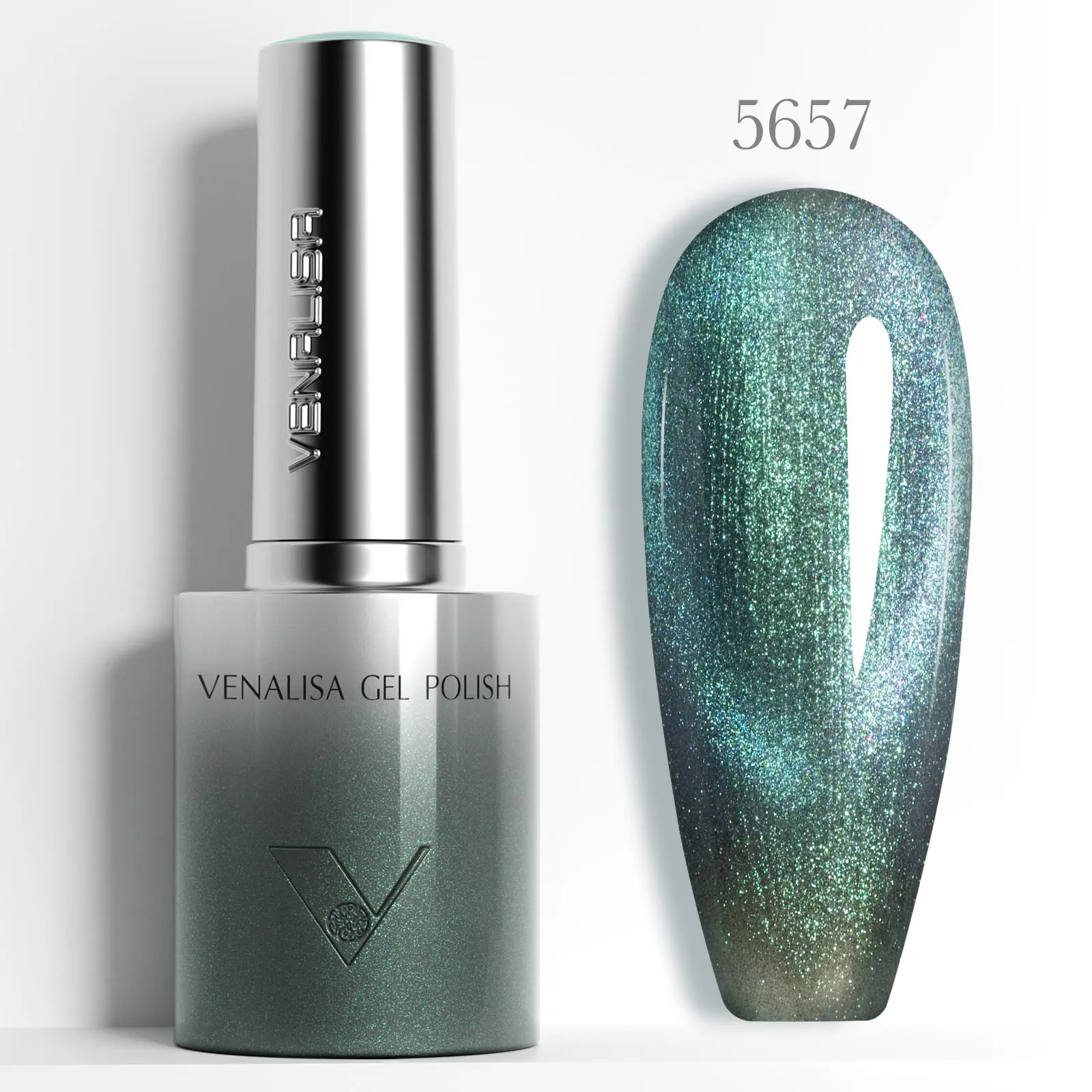 Venalisa TPO Free Hema Free 10ml Ultra Glossy Cat Eye Nail Gel Polish Magnet Soak Off UV LED Semi Permanent Glitter Sparkle Gel