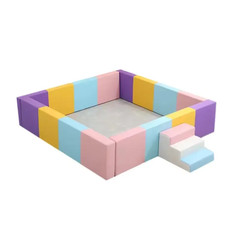 Kids Foam Ball Pit Pool Indoor Outdoor Play Area Soft Dry Balls Children Game Square Set for Toddler Fun Billiards Style
