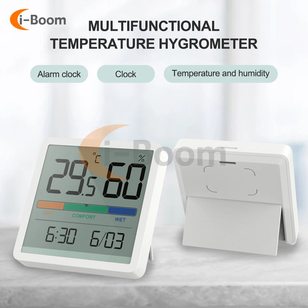 Imagem -06 - Lcd Digital Higrotermógrafo Termômetro Indoor Higrômetro Home Quarto do Bebê Ambiente Monitor Temperatura Medidor de Umidade