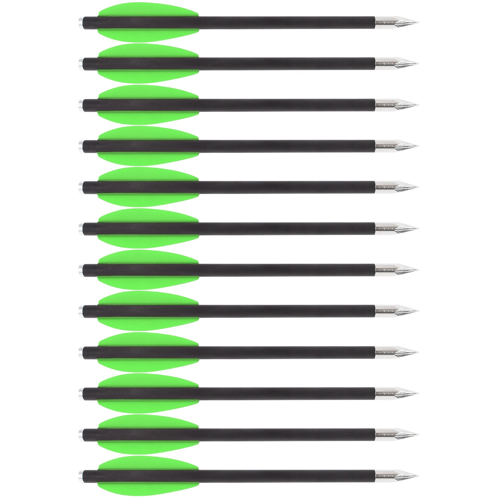 12 pçs tiro com arco 6.3 polegadas crossow parafusos setas se encaixa para pistola besta 50-80 libras ao ar livre caça tiro