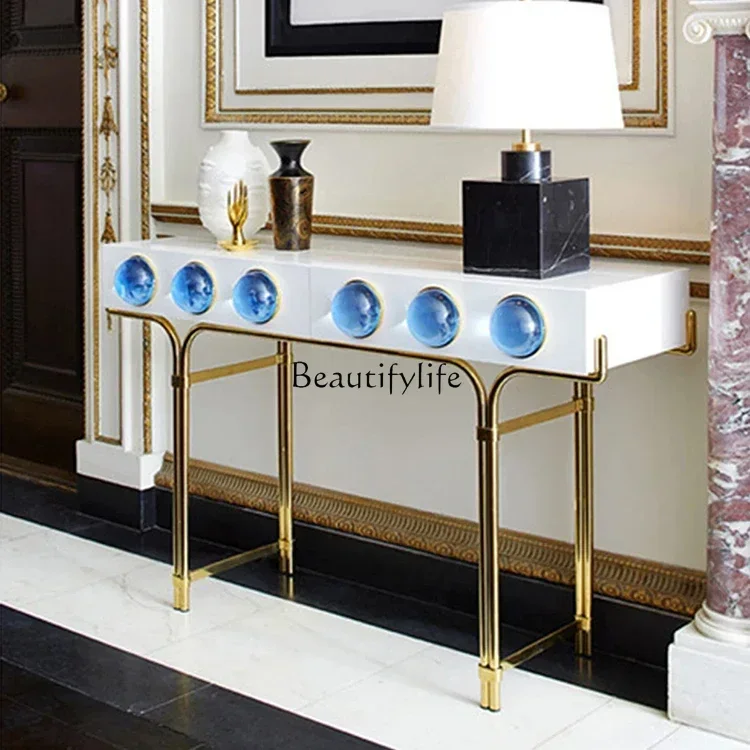 

06.Italian modern simple Xuan Guan Tai light luxury decorative cabinet furniture customiation