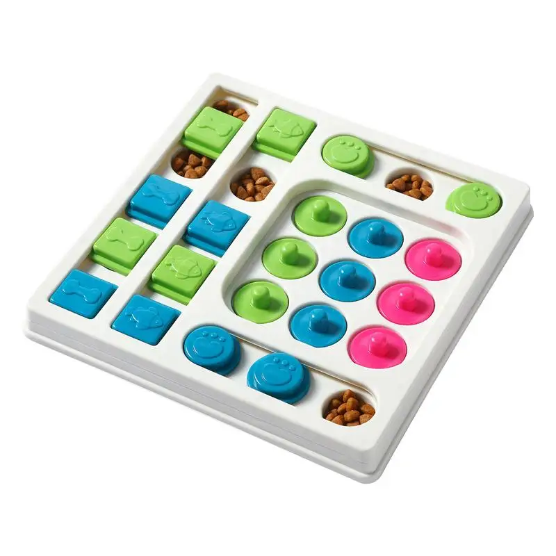 

Interactive Dog Puzzle Food Toys IQ Training Brain Stimulating Slow Feeder Non Slip Bowl puppy Training Game pet supplies