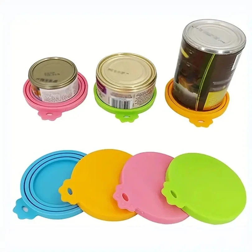 

1 Reusable Silicone Pet Can Lid Bpa Free, Suitable For Most Sized Dog And Cat Cans - Keeps Food Fresh Prevents Bacterial Odors