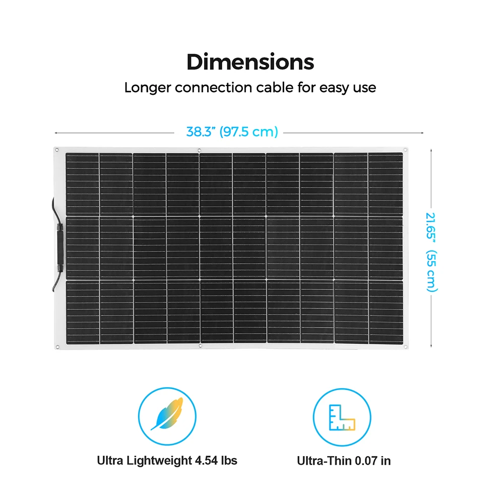 XINPUGUANG Flexible Solarpanel Kit System 100W - 1000W (100W ,200W 300W 400W 500W 1000W) monokristalline Solar Ladegerät Solar Power charging 12V - 220V Off-grid Solar panel Systeme